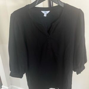 Time and Tru Black Women's Blouse
